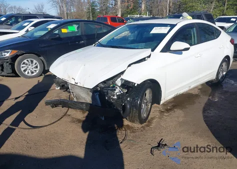 2019 Hyundai Elantra Sel z USA, uszkodzony, nr VIN 5NPD84LF0KH478894